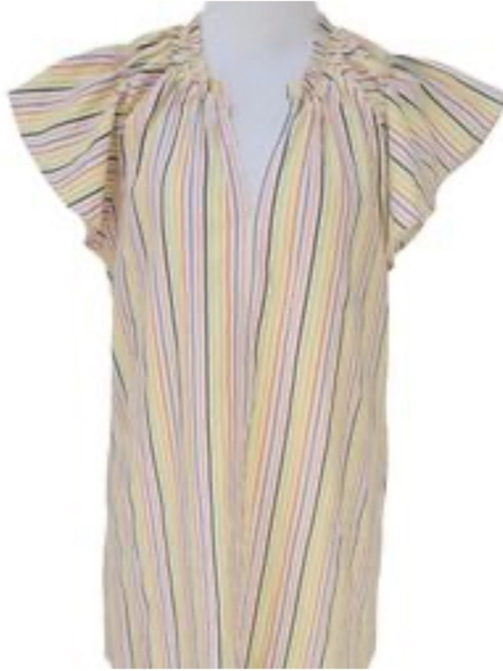 Pomander Place Pastel Multi-Stripe Mini Dress